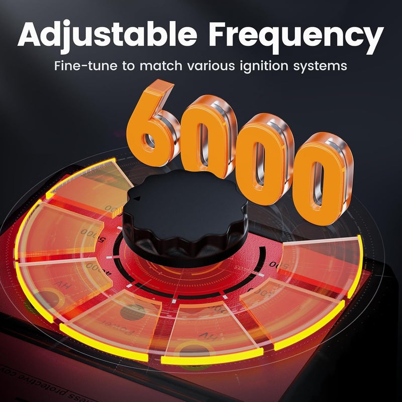 Ancel SP02 Spark Plug Tester Automotive Engine Ignition Coil Tester Dual Holes 0 to 6000RPM Adjustable Working Frequency Car Spark Plug Gap Tool - Image 5